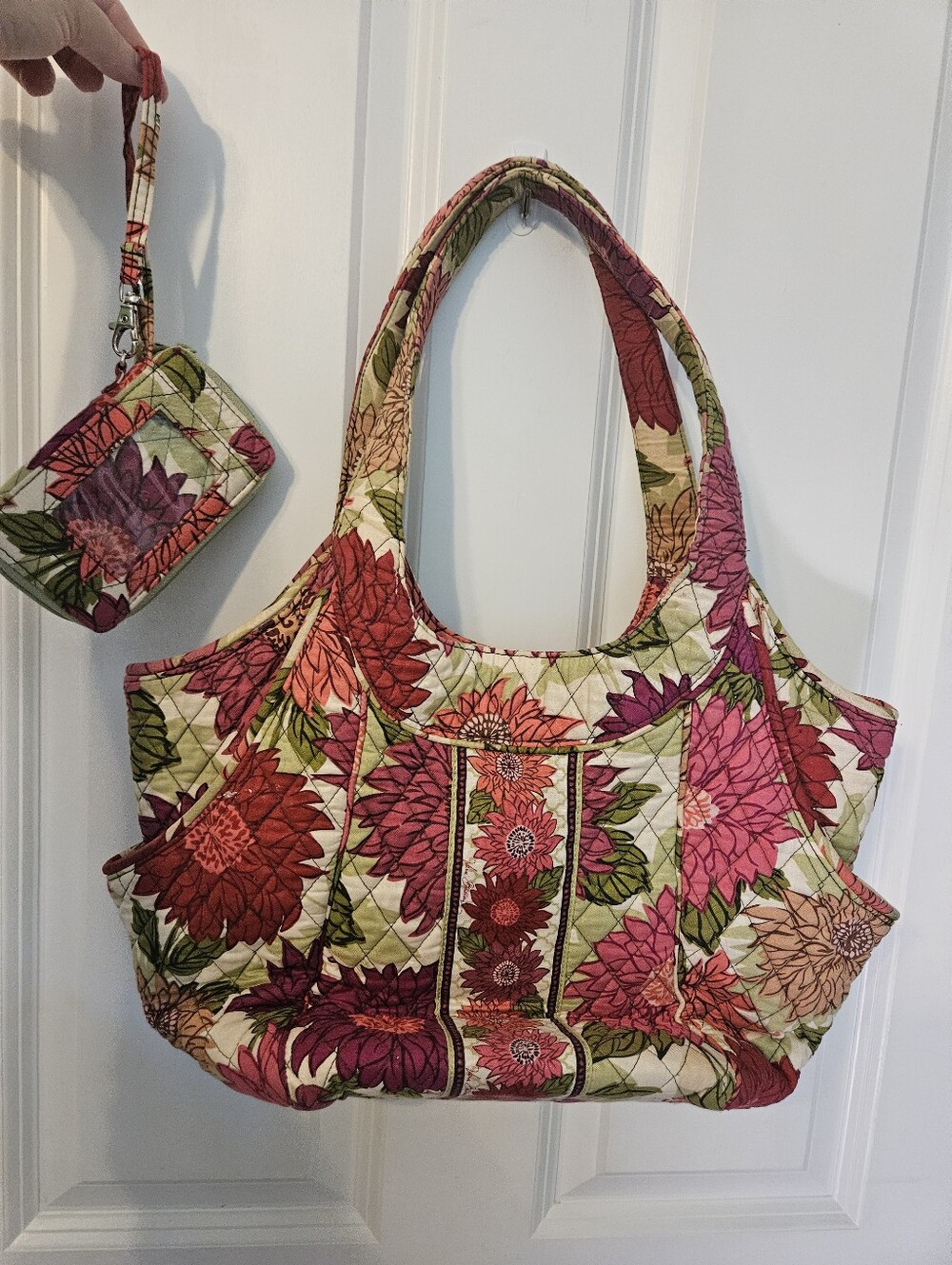 Vera Bradley "Hello Dahlia" Retired Print 3 Piece Set